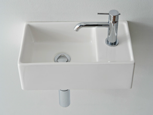 TEOREMA 41X23R - Rectangular ceramic handrinse basin _ Scarabeo Ceramiche